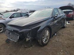 Salvage cars for sale at Hillsborough, NJ auction: 2021 Infiniti Q50 Luxe