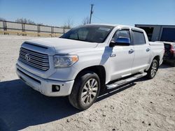 Salvage cars for sale from Copart Haslet, TX: 2015 Toyota Tundra Crewmax 1794