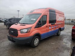 Salvage trucks for sale at Indianapolis, IN auction: 2017 Ford Transit T-350