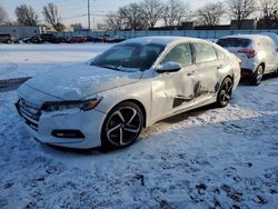 Salvage cars for sale from Copart Moraine, OH: 2020 Honda Accord Sport