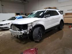 Ford salvage cars for sale: 2018 Ford Explorer XLT