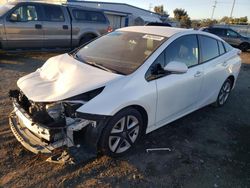 Salvage cars for sale from Copart San Diego, CA: 2017 Toyota Prius