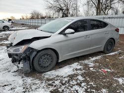 Salvage cars for sale at London, ON auction: 2020 Hyundai Elantra SEL