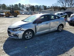 Chevrolet Cruze LS salvage cars for sale: 2018 Chevrolet Cruze LS