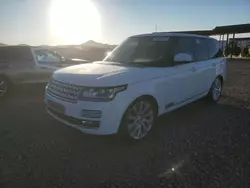 Salvage cars for sale from Copart Phoenix, AZ: 2015 Land Rover Range Rover Supercharged