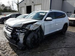 Salvage cars for sale at Savannah, GA auction: 2019 Volkswagen Atlas SEL Premium