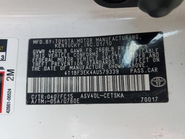 2010 Toyota Camry Base