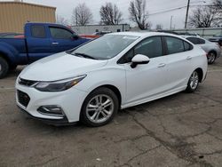 Salvage cars for sale at Moraine, OH auction: 2017 Chevrolet Cruze LT