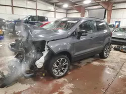 Ford Ecosport salvage cars for sale: 2020 Ford Ecosport SES