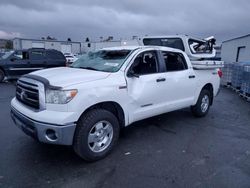 Salvage cars for sale at Vallejo, CA auction: 2012 Toyota Tundra Crewmax SR5