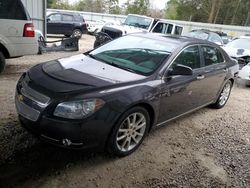 Salvage cars for sale from Copart Midway, FL: 2011 Chevrolet Malibu LTZ