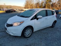 Salvage cars for sale from Copart Concord, NC: 2015 Nissan Versa Note S