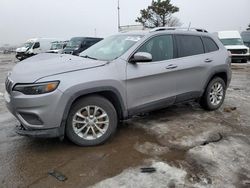 Salvage cars for sale from Copart Woodhaven, MI: 2019 Jeep Cherokee Latitude