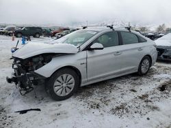 Salvage cars for sale at Magna, UT auction: 2016 Hyundai Sonata Hybrid