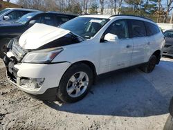 Salvage cars for sale at North Billerica, MA auction: 2015 Chevrolet Traverse LT