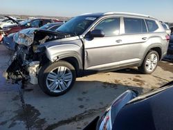Salvage cars for sale at Grand Prairie, TX auction: 2019 Volkswagen Atlas SE