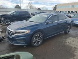 Salvage cars for sale at Littleton, CO auction: 2020 Volkswagen Passat SEL