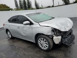 Salvage cars for sale at Miami, FL auction: 2019 Nissan Sentra S