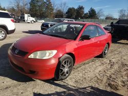 Salvage cars for sale from Copart Madisonville, TN: 2004 Honda Civic LX