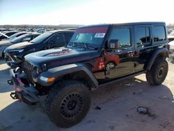 Salvage cars for sale at Grand Prairie, TX auction: 2021 Jeep Wrangler Unlimited Rubicon