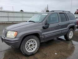 Jeep Grand Cherokee Limited salvage cars for sale: 2002 Jeep Grand Cherokee Limited