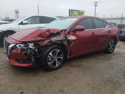 Salvage cars for sale at Chicago Heights, IL auction: 2023 Nissan Sentra SV