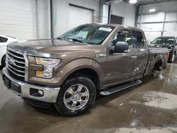 Salvage cars for sale from Copart Ham Lake, MN: 2015 Ford F150 Super Cab