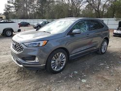 Salvage cars for sale at Knightdale, NC auction: 2022 Ford Edge Titanium