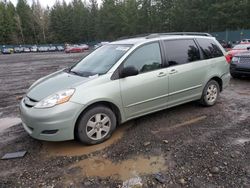 Salvage cars for sale from Copart Graham, WA: 2007 Toyota Sienna CE