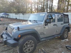 Jeep Wrangler salvage cars for sale: 2014 Jeep Wrangler Unlimited Sport