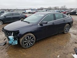 Chevrolet salvage cars for sale: 2022 Chevrolet Malibu RS