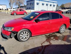 Volkswagen salvage cars for sale: 2015 Volkswagen Jetta SE