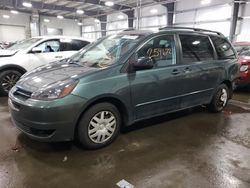 Toyota Sienna CE salvage cars for sale: 2004 Toyota Sienna CE