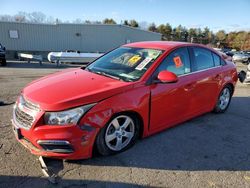 Salvage cars for sale from Copart Exeter, RI: 2015 Chevrolet Cruze LT
