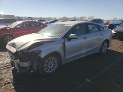 Salvage cars for sale from Copart Kansas City, KS: 2017 Ford Fusion S