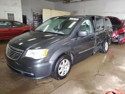 Salvage cars for sale from Copart Davison, MI: 2012 Chrysler Town & Country Touring