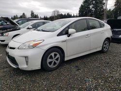 Salvage cars for sale from Copart Graham, WA: 2015 Toyota Prius