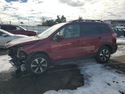 Subaru Forester salvage cars for sale: 2018 Subaru Forester 2.5I Premium