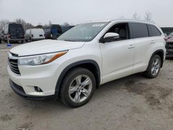 Salvage cars for sale from Copart Duryea, PA: 2015 Toyota Highlander Limited