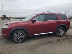 Salvage cars for sale at Moraine, OH auction: 2022 Nissan Pathfinder Platinum