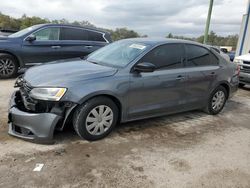 Salvage cars for sale from Copart Apopka, FL: 2014 Volkswagen Jetta Base