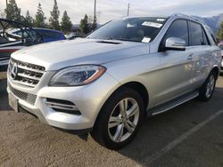 Salvage cars for sale at Rancho Cucamonga, CA auction: 2015 Mercedes-Benz ML 350