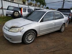 Honda salvage cars for sale: 2005 Honda Civic LX