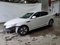 Salvage cars for sale at North Billerica, MA auction: 2013 KIA Optima Hybrid