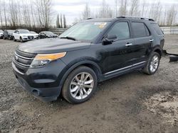 Salvage cars for sale from Copart Arlington, WA: 2014 Ford Explorer XLT