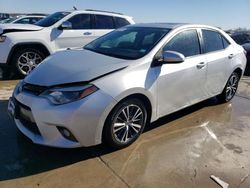 Vehiculos salvage en venta de Copart Grand Prairie, TX: 2016 Toyota Corolla L