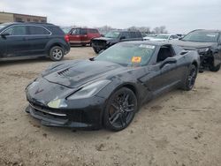 Salvage cars for sale from Copart Kansas City, KS: 2015 Chevrolet Corvette Stingray 2LT