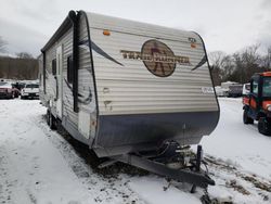 Salvage trucks for sale at West Warren, MA auction: 2015 Heartland Trail Runn