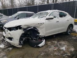 Salvage cars for sale at Waldorf, MD auction: 2017 Maserati Levante Luxury