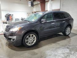 Salvage cars for sale at Leroy, NY auction: 2015 Chevrolet Traverse LT